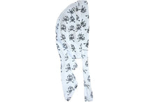 Load image into Gallery viewer, White Skull and Crossbones Zandana