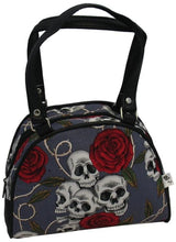 将图片加载到图库查看器，Small Skulls and Roses Bag (Various Colours)